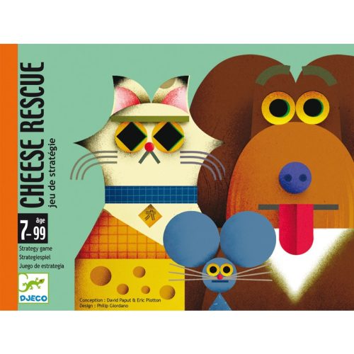 Kártyajáték - Sajtmentő - Cheese rescue-Djeco