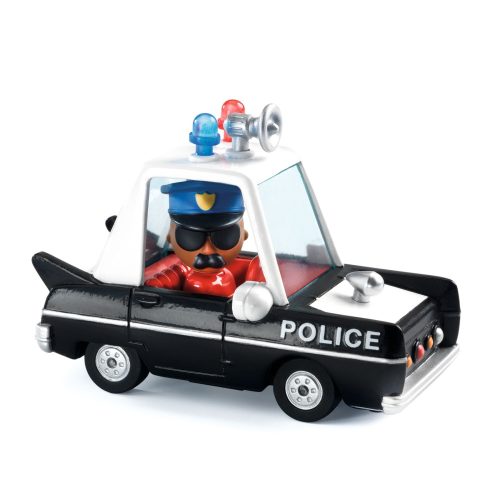 Djeco CRAZY MOTORS játékautó - Gyors Rendőrség - Hurry Police-