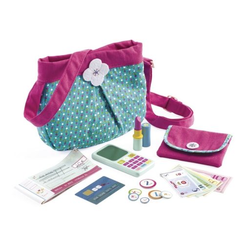  Kézitáska kiegészítőkkel kislányoknak- Handbag and accessories -Djeco