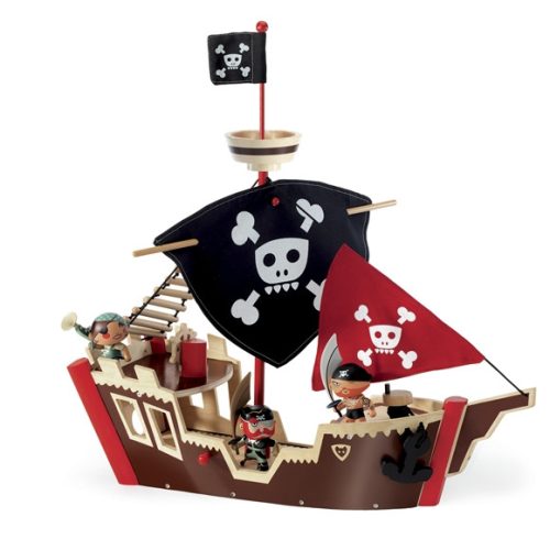 Kalózhajó - Ze pirat boat- játékfigura -Djeco