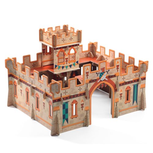 Építőjáték - Középkori vár - Medieval castle -Djeco
