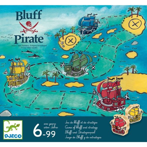 Djeco társasjáték- Szélhámos kalózok-Bluff Pirate