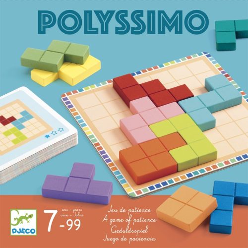Logikai játék - Tetris négyzetkirakó - Polyssimo -Djeco