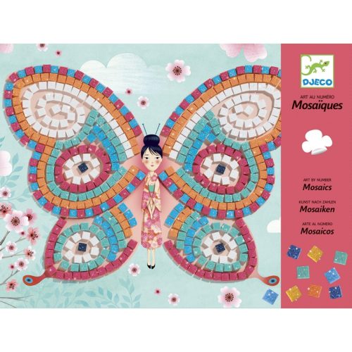 Mozaikkép készítés - Pillangók - Butterflies -Djeco