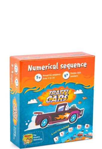 Trafficars - Előzz a számokkal!- káryajáték- matematikai fejlesztő játék