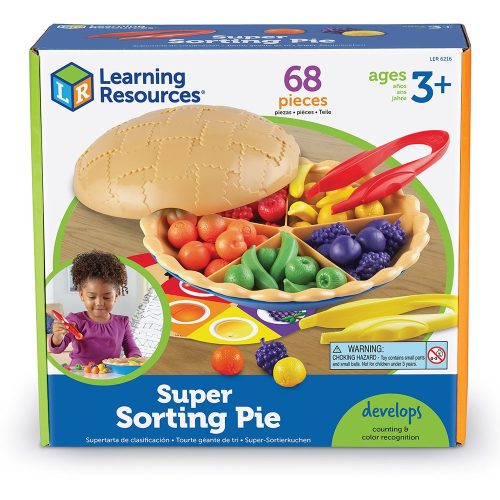 Super Sorting Pie,  pite szortírozó finommotorika fejlesztő csipesszel