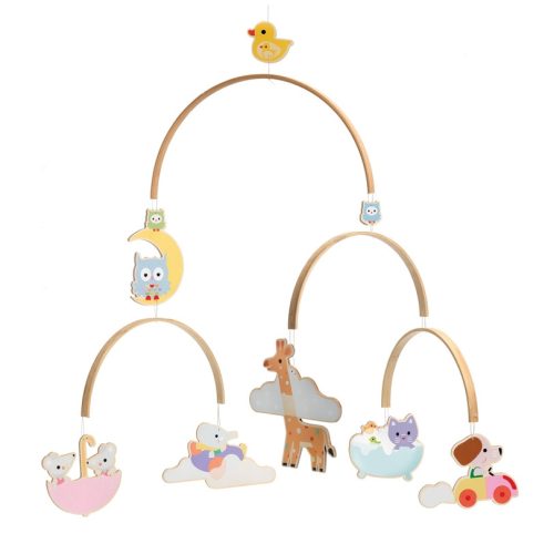 Szélmobil függődísz - gyerekszoba dekoráció-Állatkölykök - Baby animals 