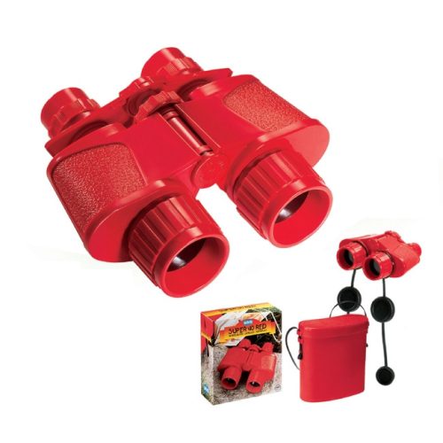 Piros gyermektávcső - Super 40 Red Binocular with Case